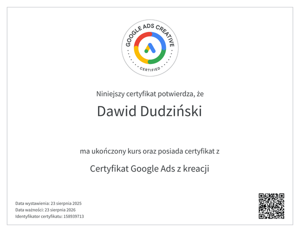 Google Ads Creative Certification