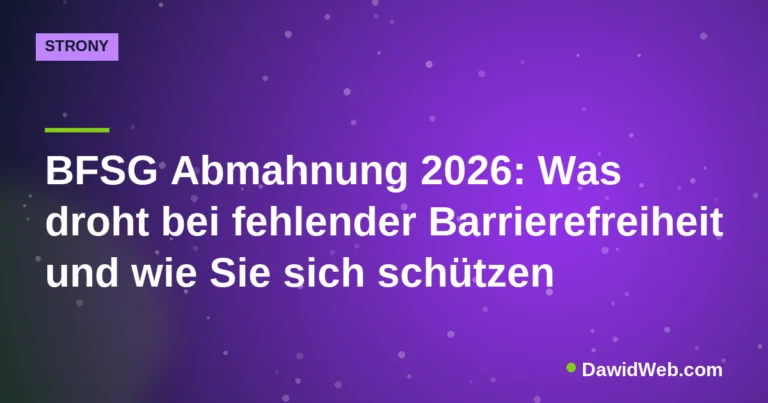 BFSG Abmahnung 2026: Was droht bei fehlender Barrierefreiheit und wie Sie sich schützen