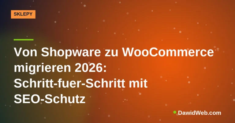 Von Shopware zu WooCommerce migrieren 2026: Schritt-für-Schritt mit SEO-Schutz