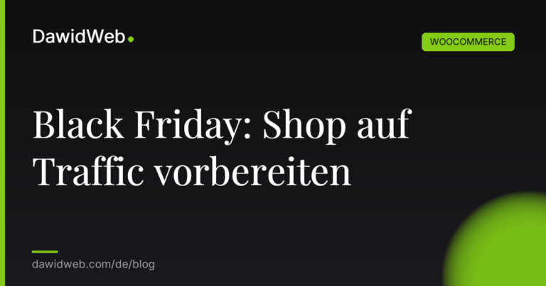 Black Friday: Shop auf Traffic vorbereiten