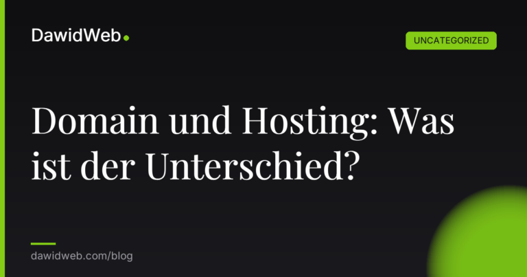 Domain und Hosting: Was ist der Unterschied?