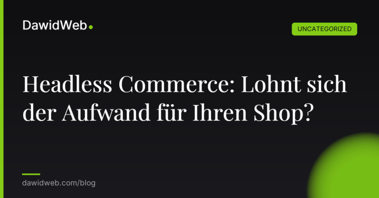 Okładka artykułu: Headless Commerce: Lohnt sich der Aufwand für Ihren Shop?