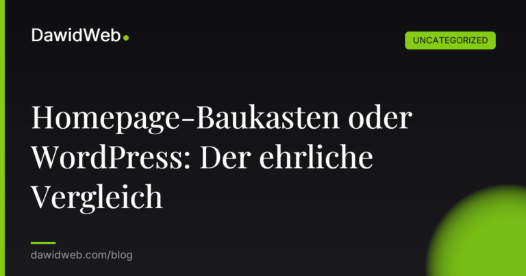 Okładka artykułu: Homepage-Baukasten oder WordPress: Der ehrliche Vergleich