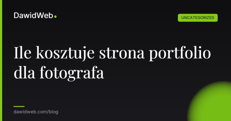 Okładka artykułu: Ile kosztuje strona portfolio dla fotografa
