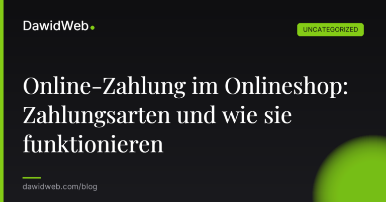 Okładka artykułu: Online-Zahlung im Onlineshop: Zahlungsarten und wie sie funktionieren
