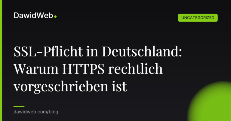 Okładka artykułu: SSL-Pflicht in Deutschland: Warum HTTPS rechtlich vorgeschrieben ist