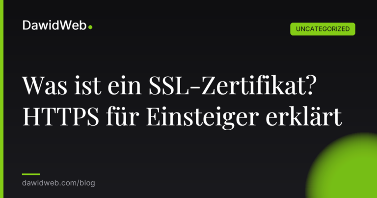 Was ist ein SSL-Zertifikat? HTTPS für Einsteiger erklärt