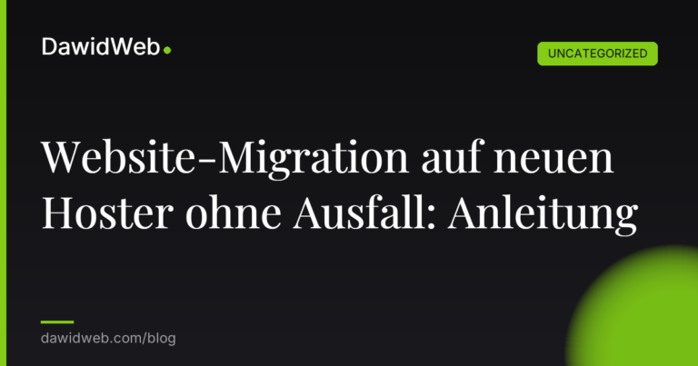 Okładka artykułu: Website-Migration auf neuen Hoster ohne Ausfall: Anleitung