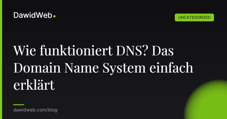 Okładka artykułu: Wie funktioniert DNS? Das Domain Name System einfach erklärt