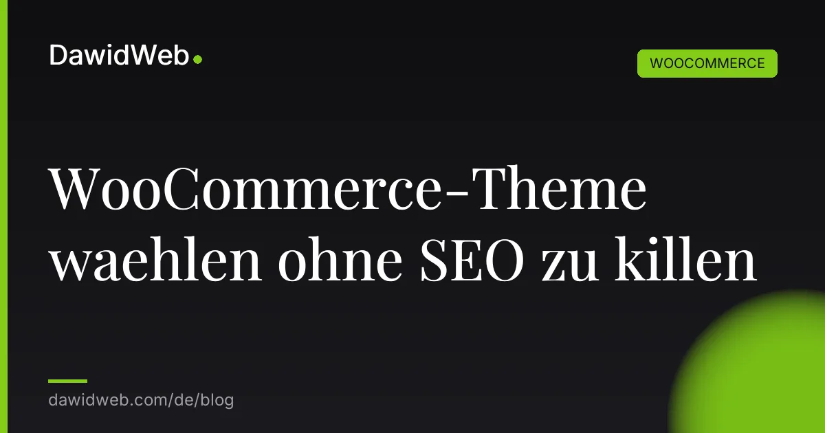 WooCommerce-Theme waehlen ohne SEO zu killen