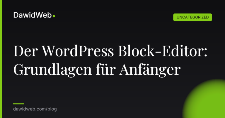 Okładka artykułu: Der WordPress Block-Editor: Grundlagen für Anfänger