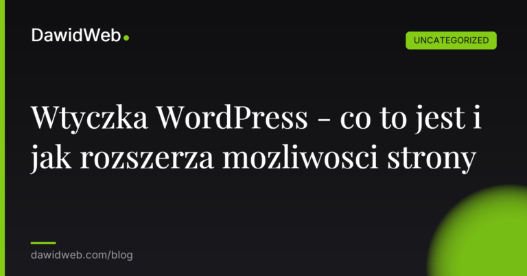 Okładka artykułu: Wtyczka WordPress - co to jest i jak rozszerza mozliwosci strony
